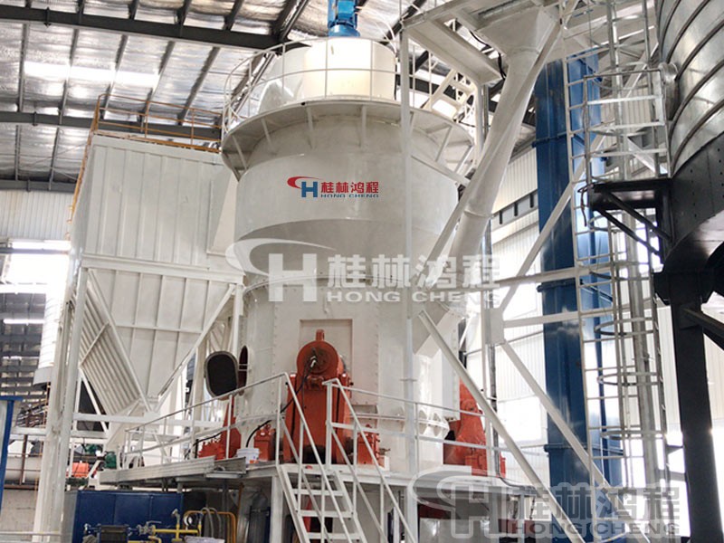 桂林鴻程電石渣制納米碳酸鈣生產線HLM2400立磨 桂林鴻程電石渣制納米碳酸鈣生產線HLM2400立磨