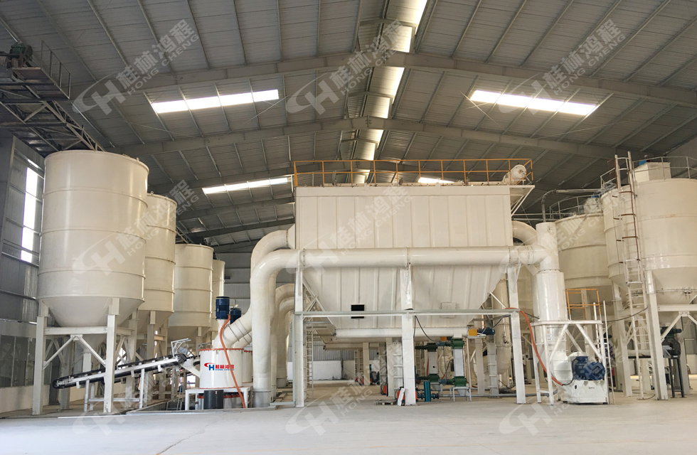 精彩案例:HCH超細環輥磨粉機生產線 精彩案例:HCH超細環輥磨粉機生產線